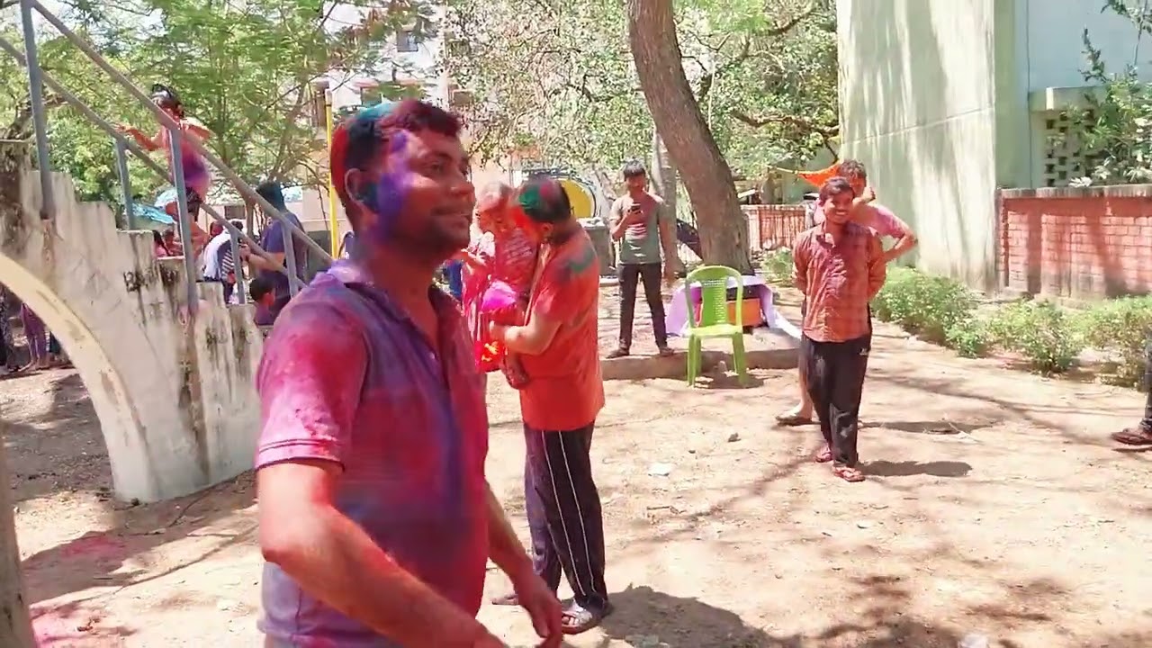 DAE Township Kalpakkam Holi Celebration 🎊🎊 #BARC #KALPAKKAM #Marad nahi matha ke darad hawa rajaji