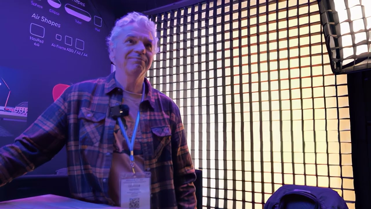 Le chef électro inventeur des pillow lite nous parle lumière ciné - AFC Micro Salon 2025