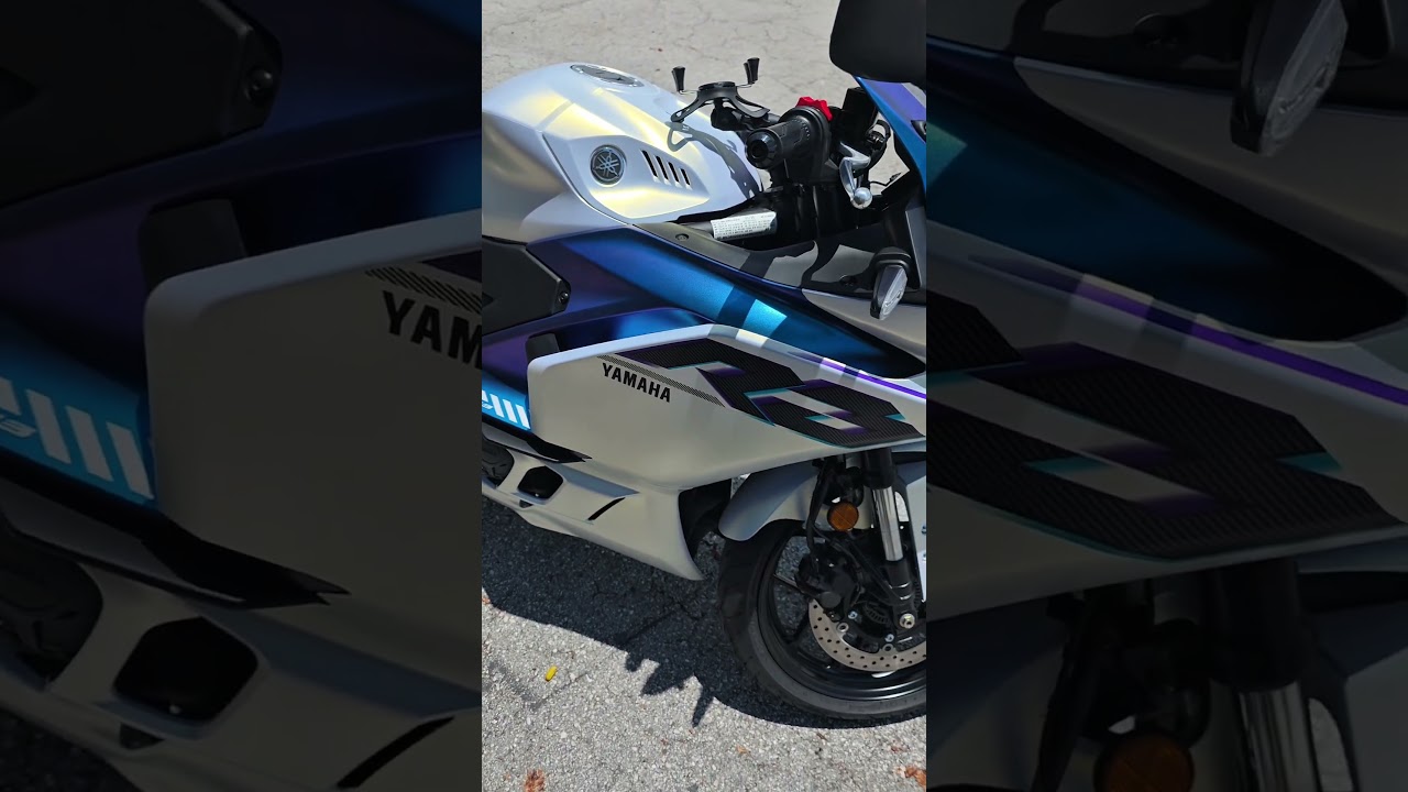 Yamaha Yzf-R3 2025 Nebula Blue/Lunar White