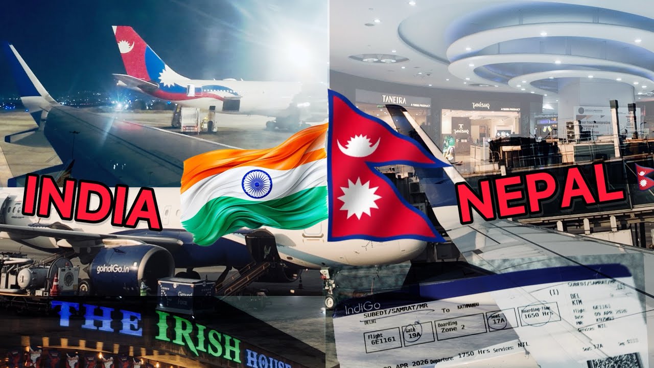 Traveling India to Nepal by indigo airlines.✈️