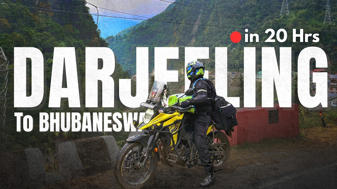 Darjeeling to Bhubaneswar Solo on V-Strom SX | 1000+ KM Highway Ride Through Bengal & Odisha