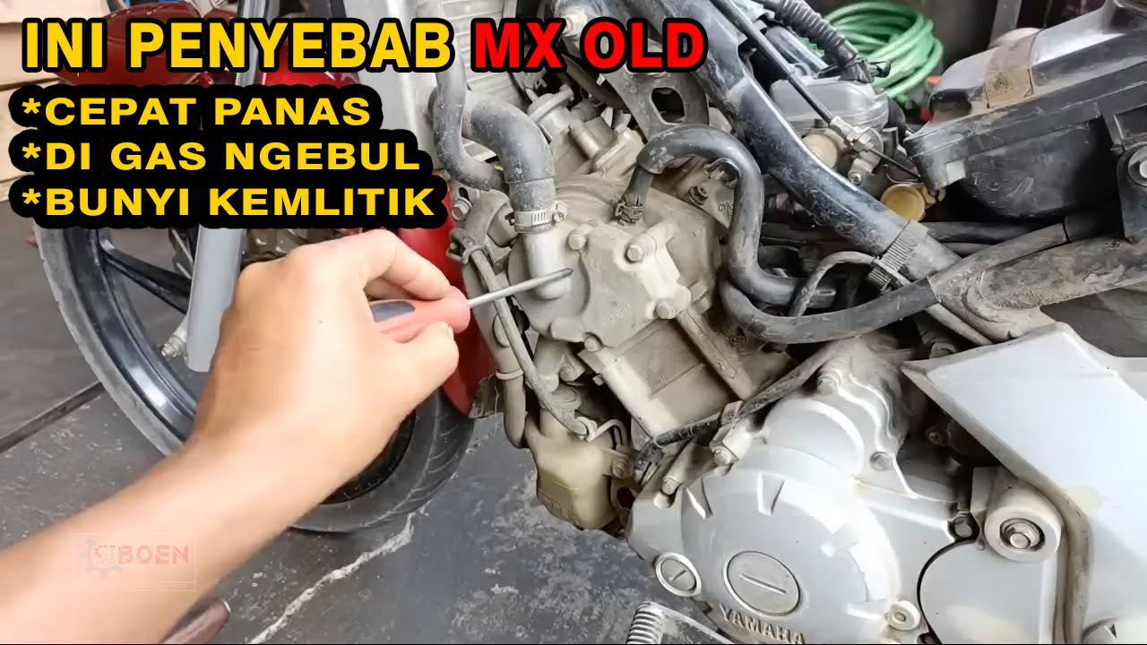 PENYEBAN SUARA KEMLITIK PADA JUPITER MX OLD