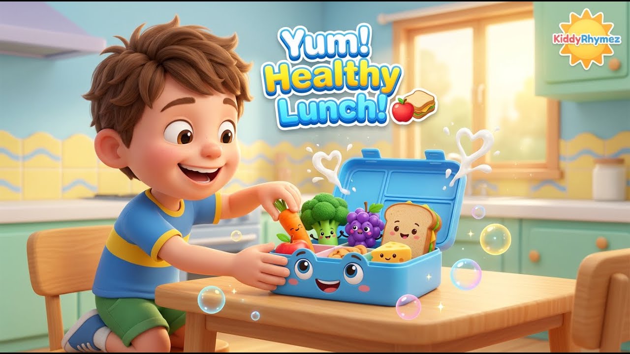 Lunchbox Song with Milo 🍎🎵 | Healthy Food & Fun for Kids”