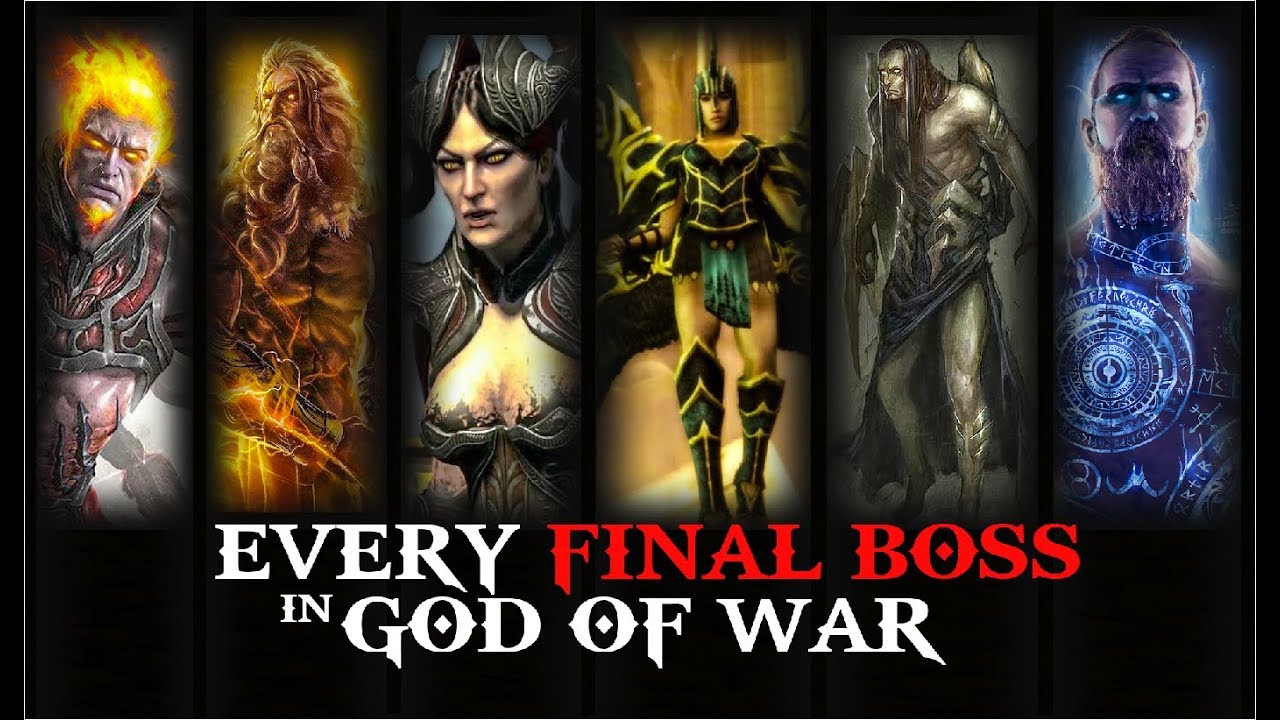 FINAL BOSS in EVERY GOD OF WAR GAME and HOW KRATOS DEFEATED THEM ( In Order ) GAMEPLAY with CUTSCENE