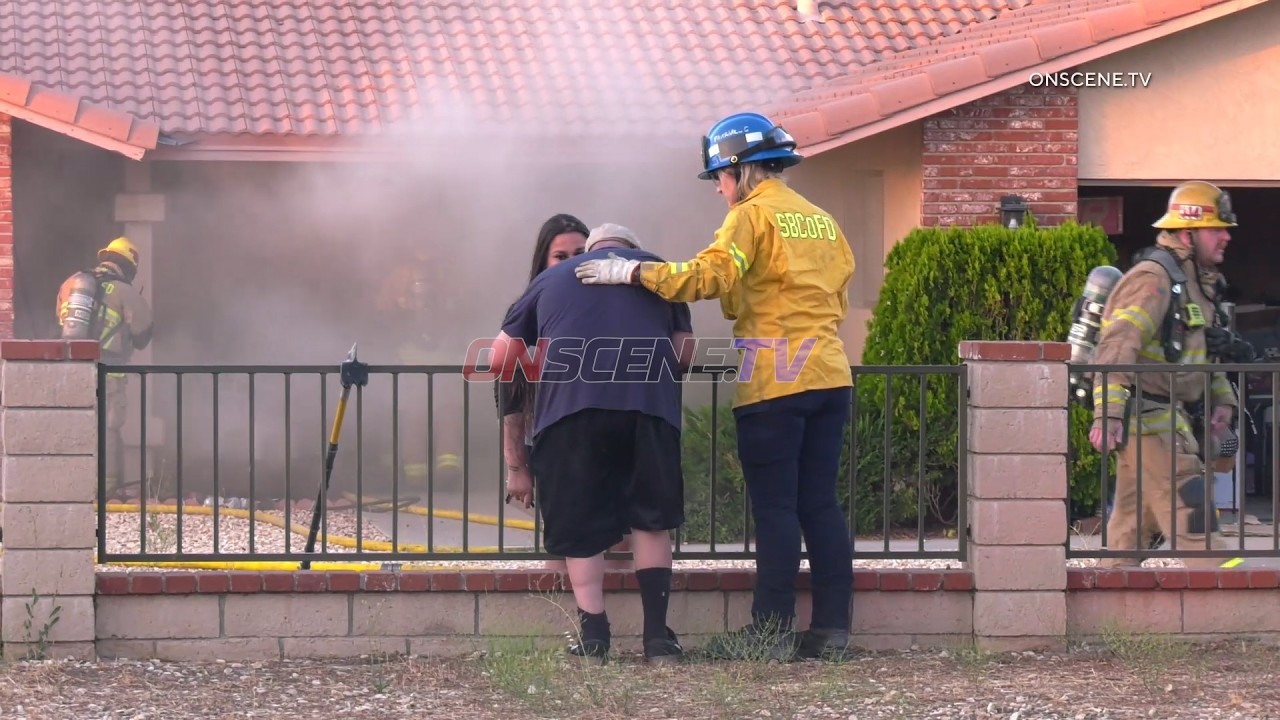Person Arrested After Setting Home on Fire, Hesperia, CA