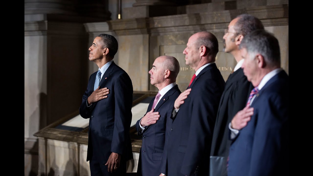 The President Speaks at a Naturalization Ceremony