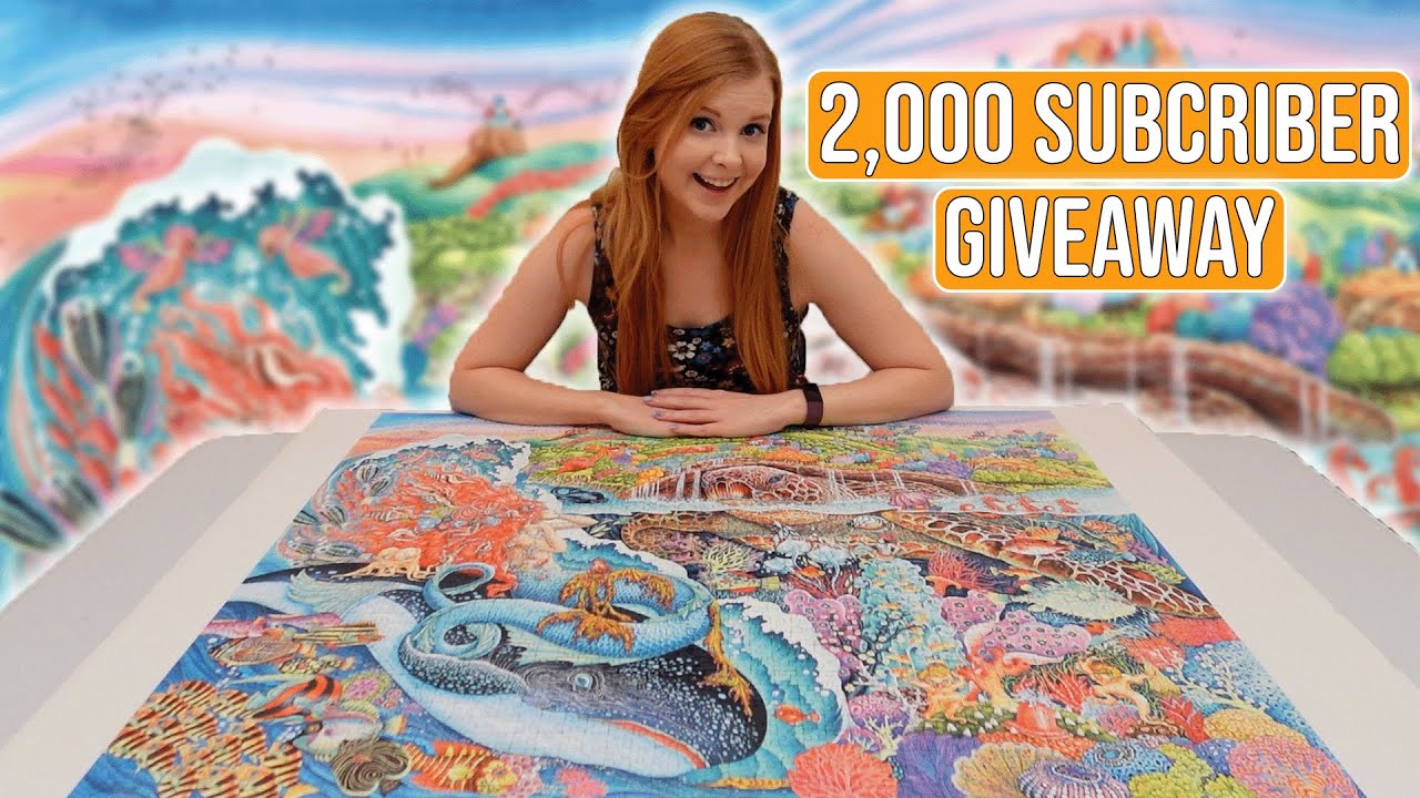 2,000 puzzle pieces for 2,000 subscribers! (+ Giveaway 💗)