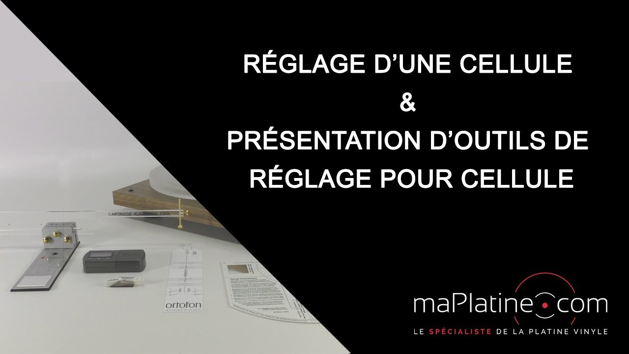 R&eacute;glage d'une cellule & Pr&eacute;sentation des diff&eacute;rents outils de r&eacute;glage pour cellule