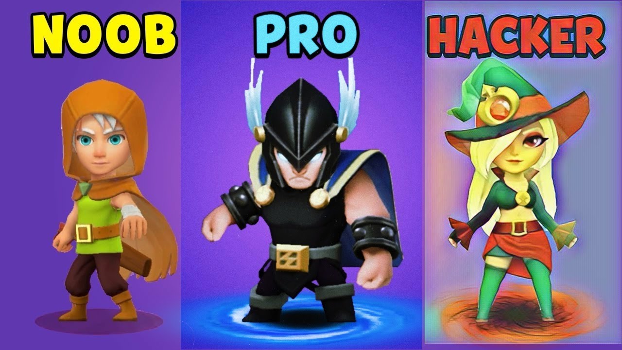 NOOB vs PRO vs HACKER - Archero | Habby | Archero Gameplay #1
