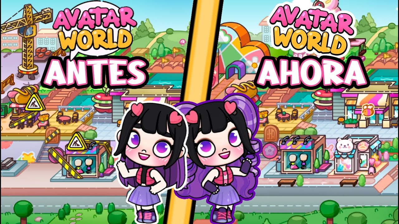 AVATAR WORLD ANTES VS AVATAR WORLD AHORA