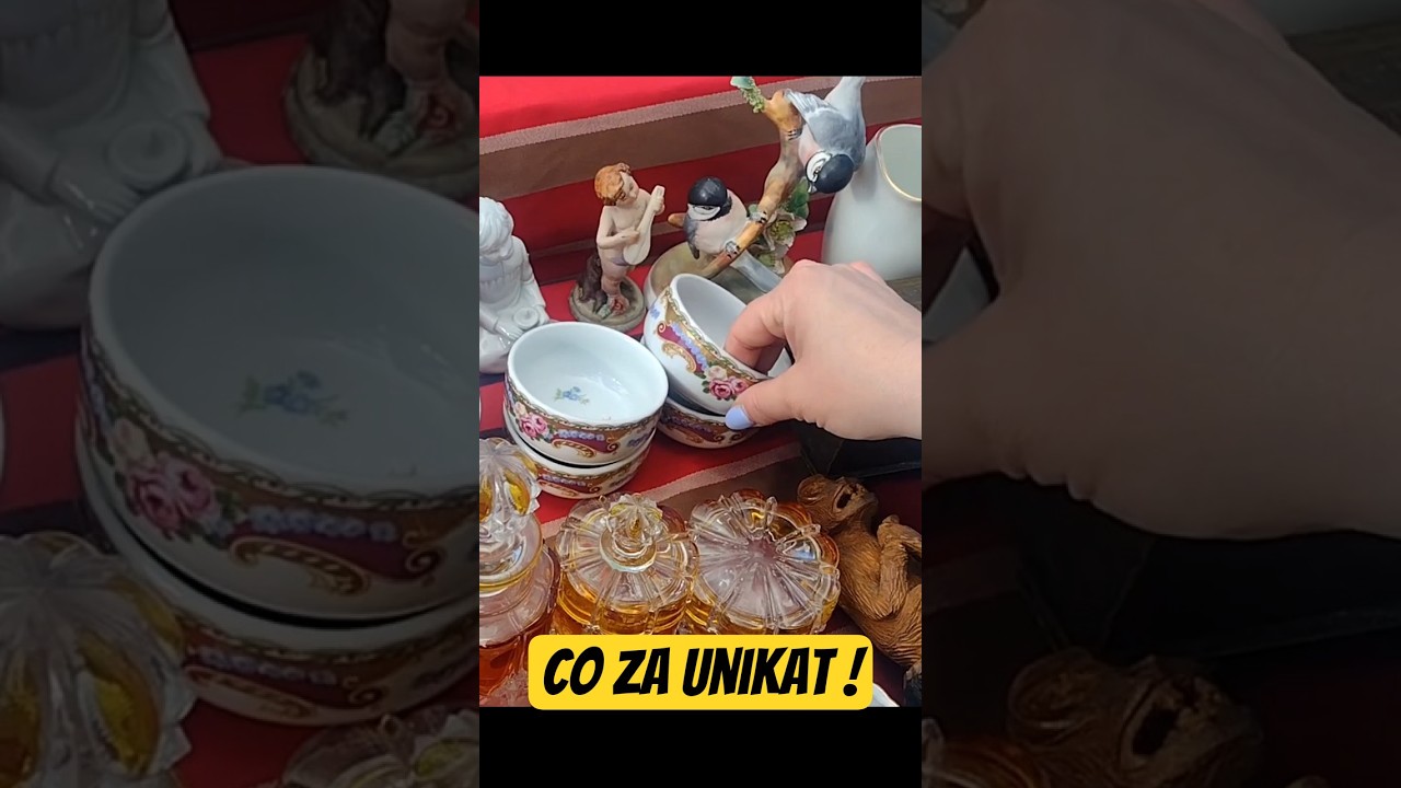 Francuska porcelana do japońskiego sake? Niezwykłe trafienie na targu! 🥂