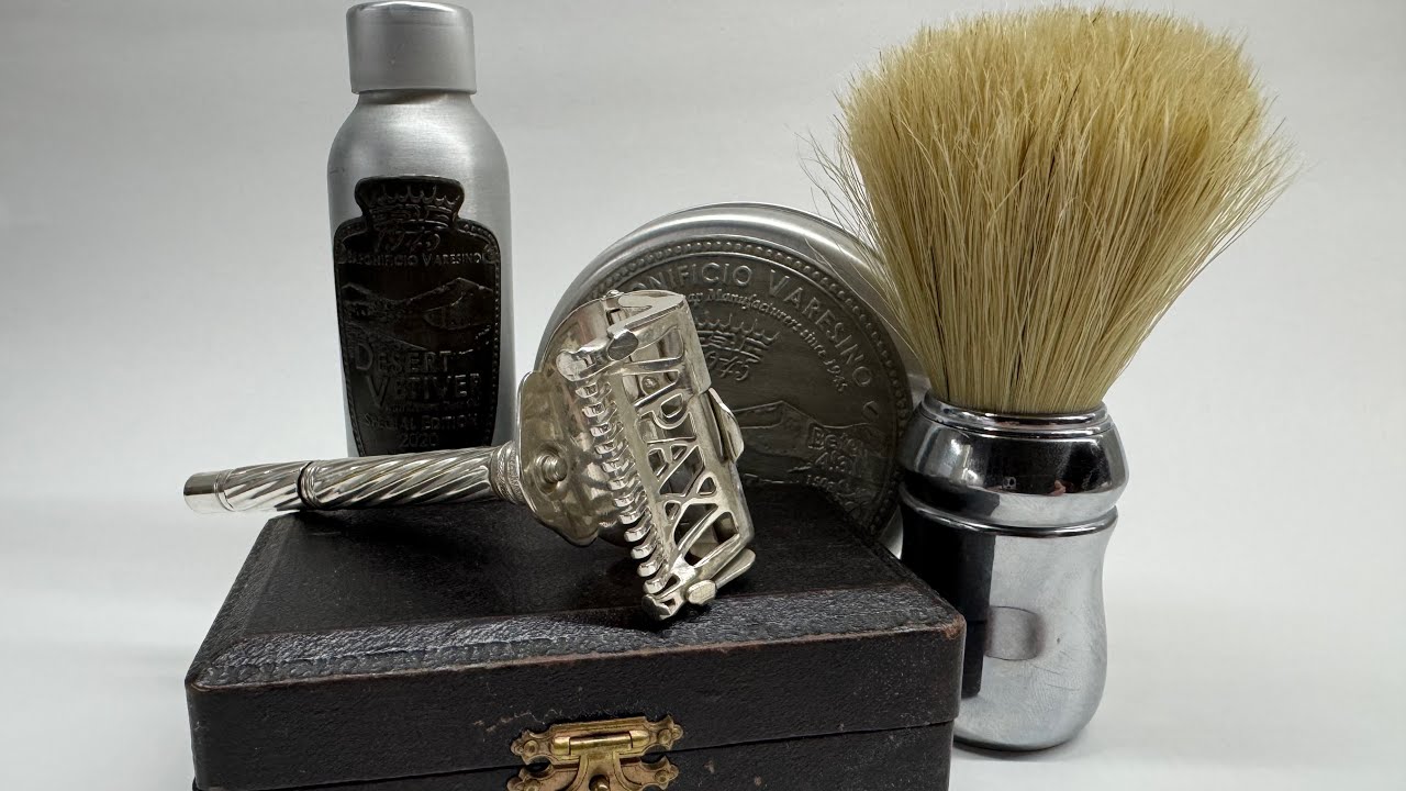 🫧PAX NOUVEAU RASOIR MECANIQUE🫧 Saponificio Varesino Desert Vetiver🫧Omega 10048