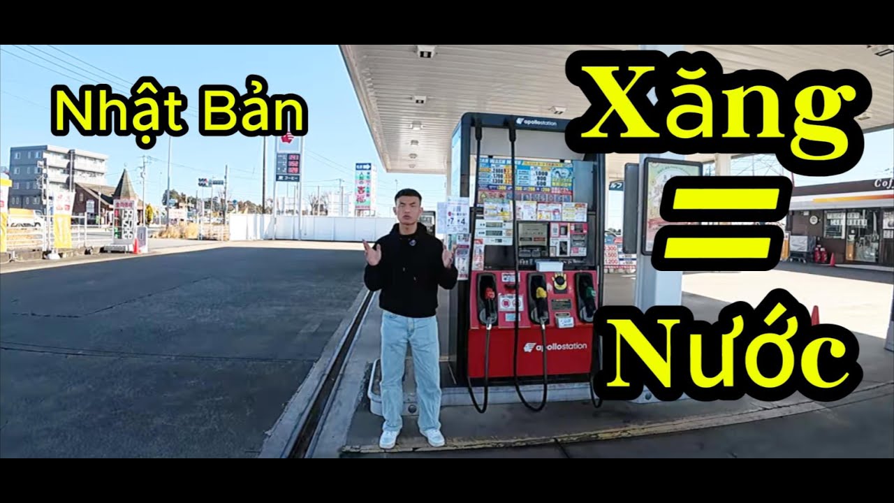 Ở Nhật: 1 lít xăng có thật sự bằng 1 lít nước?Tuấn Anh Vlog-Cuộc Sống Nhật Bản.