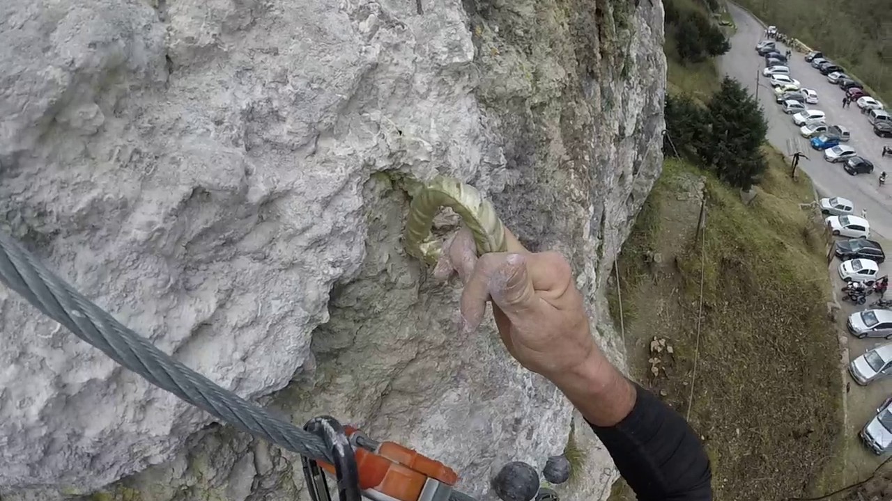 Nuova ferrata ARCOBALENO a Casto parco delle fucine.