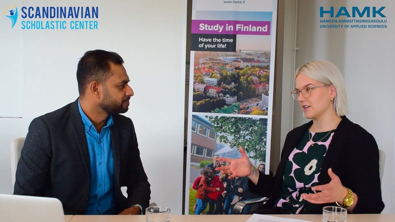 The discussion of Finland higher education for Sri Lankan students with HAMK