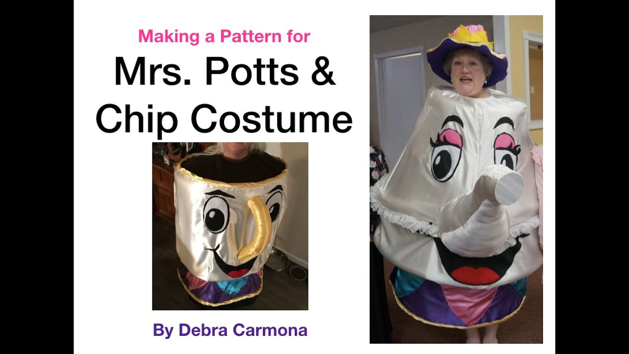 Make a Pattern for Mrs. Potts & Chip Costume