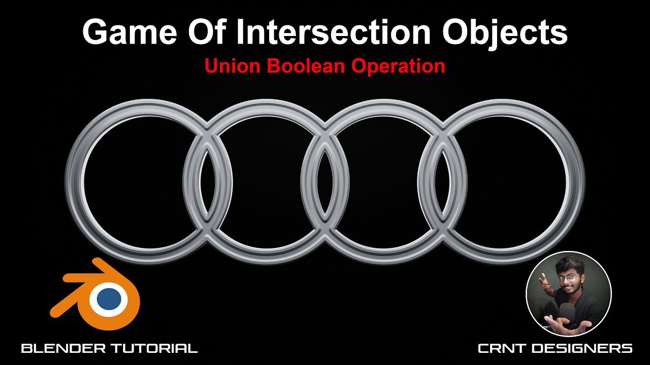 How to Create Design with Union Boolean Operation _ Blender Subdivision Surface Modeling Tutorial