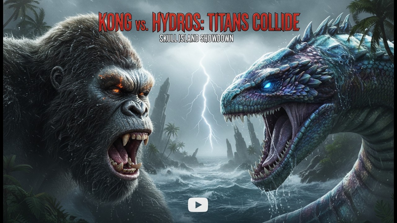 kong vs hydros epic sea monster battle on skull island