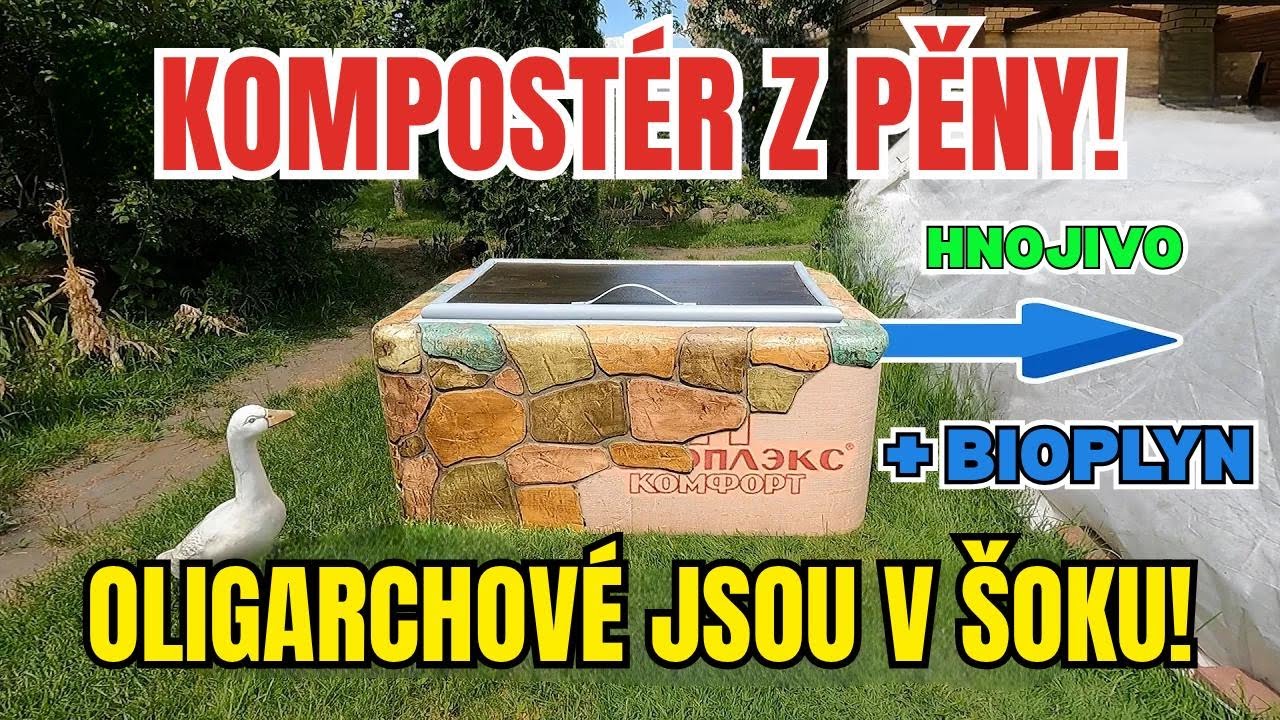 Domácí kompostér: Získej kompost rychleji a ještě zdarma bioplyn!