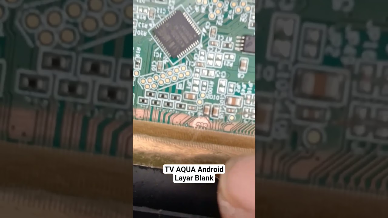TV AQUA LED LAYAR BLANK