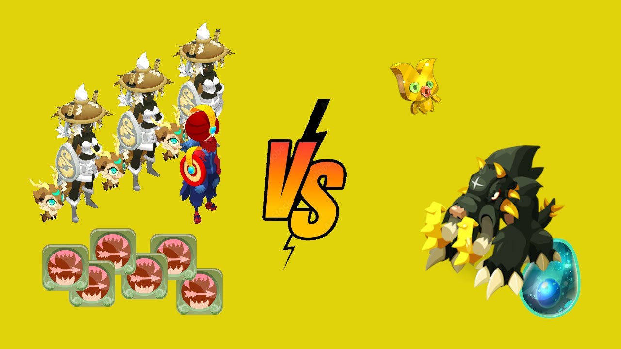 Dofus 3 - Phossile + idole turquoise en team crâ dévorante - Salar 1.
