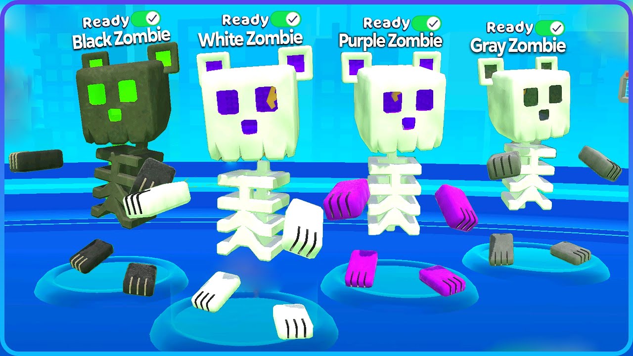 Multiplayer Zombie Squad vs Real Bosses Super Bear Adventure Gameplay Walkthrough