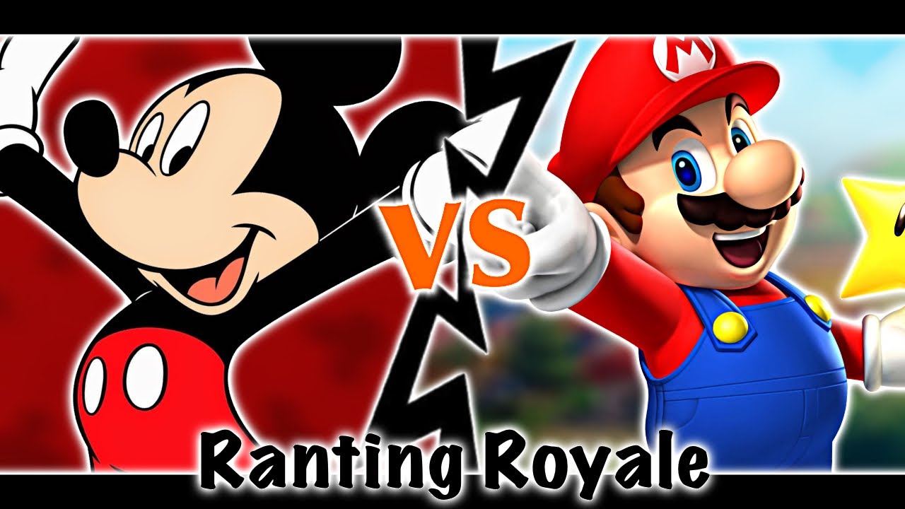 Mickey Mouse vs Super Mario | (Disney vs Nintendo) Ranting Royale ep.1