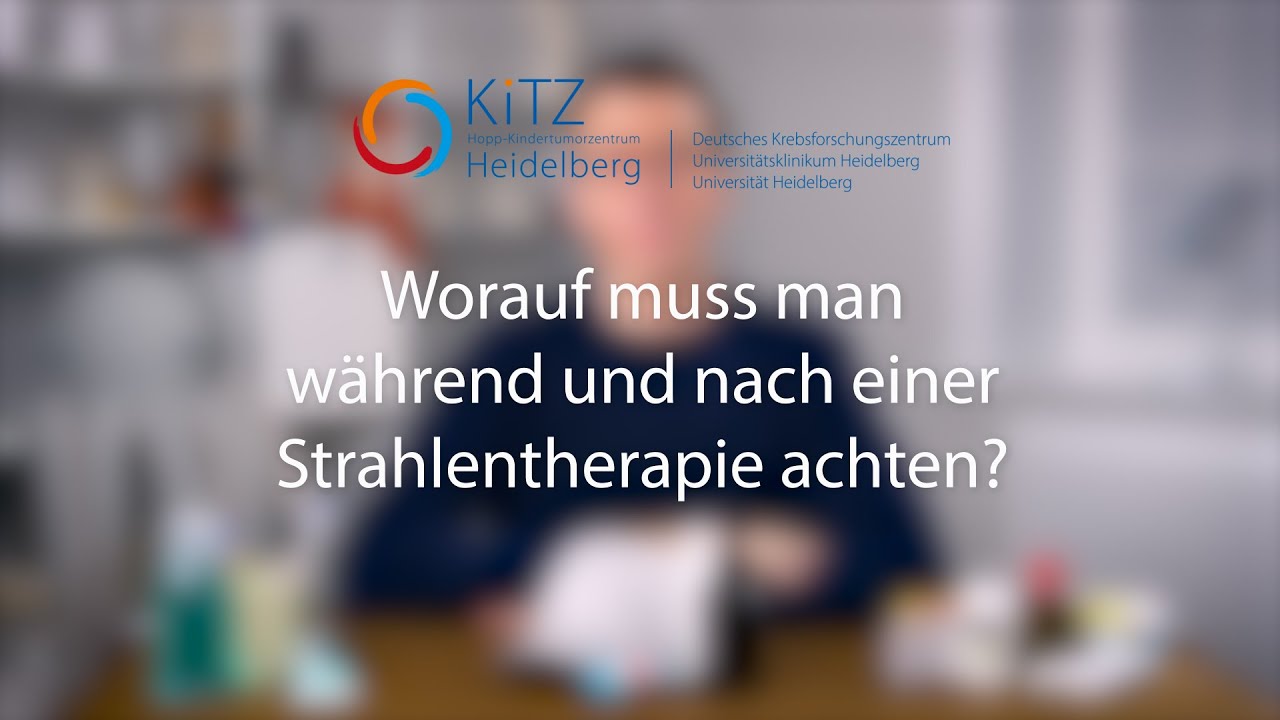 Strahlentherapie: Worauf muss man achten? | Krebs bei Kindern klargemacht