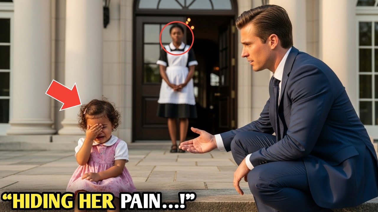 The Poor Maid Thought No One Saw Her Struggle — The Billionaire Saw Her CRYING TODDLER First