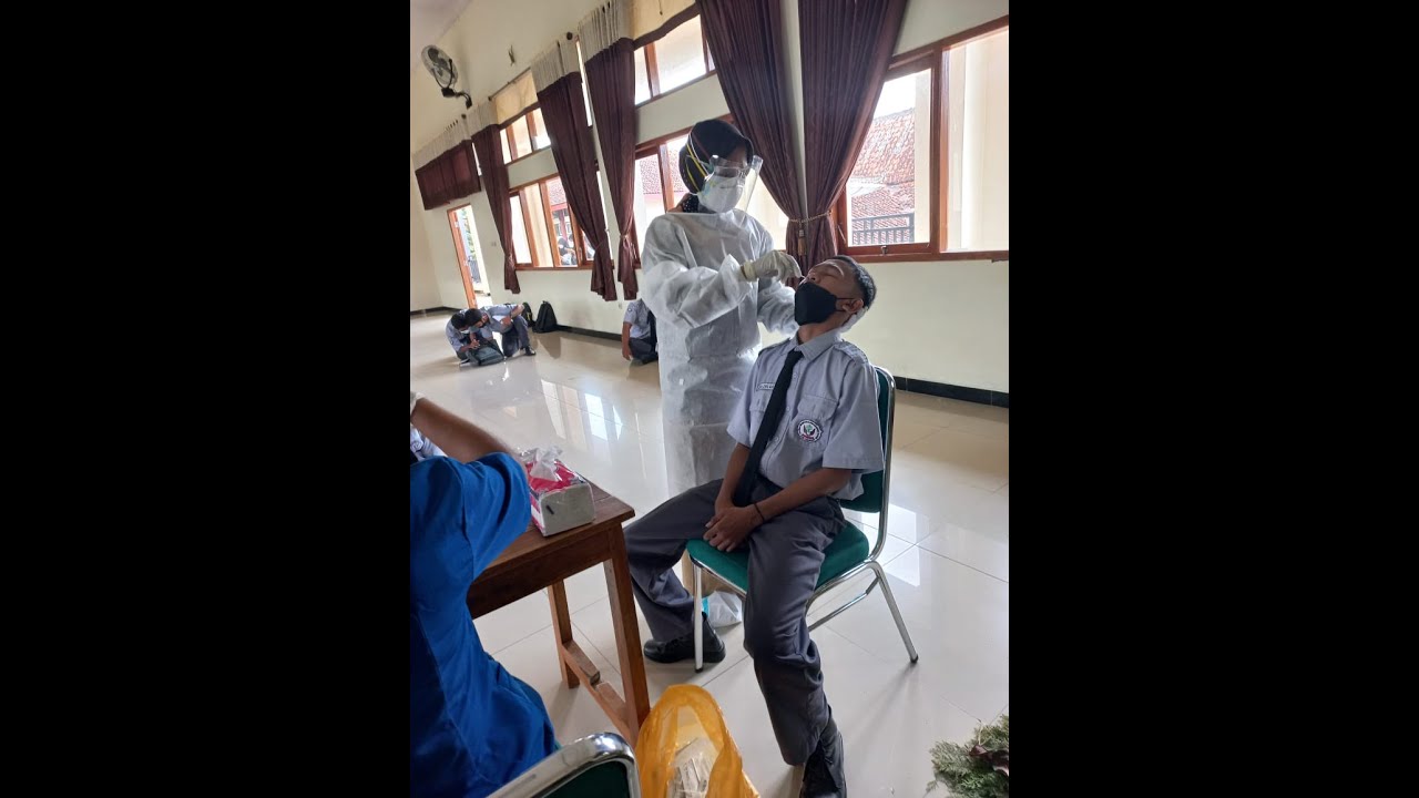 TEST SWAB DI SMK NEGERI 1 BAWEN