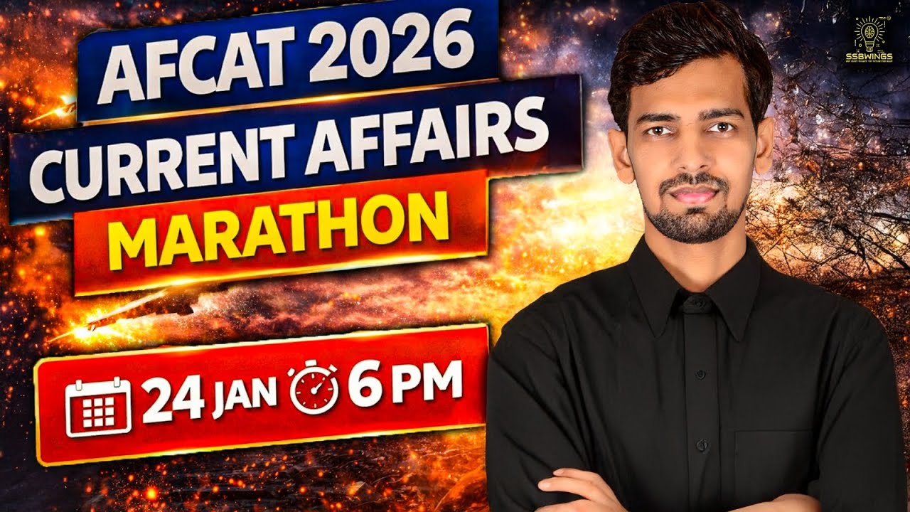 Complete Current affairs for AFCAT 1 2026