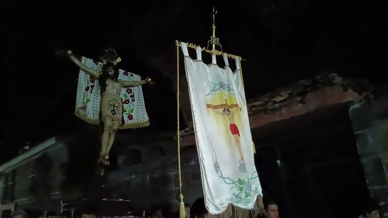 Procesión Con El Señor De Monte Camino A Puxtla 