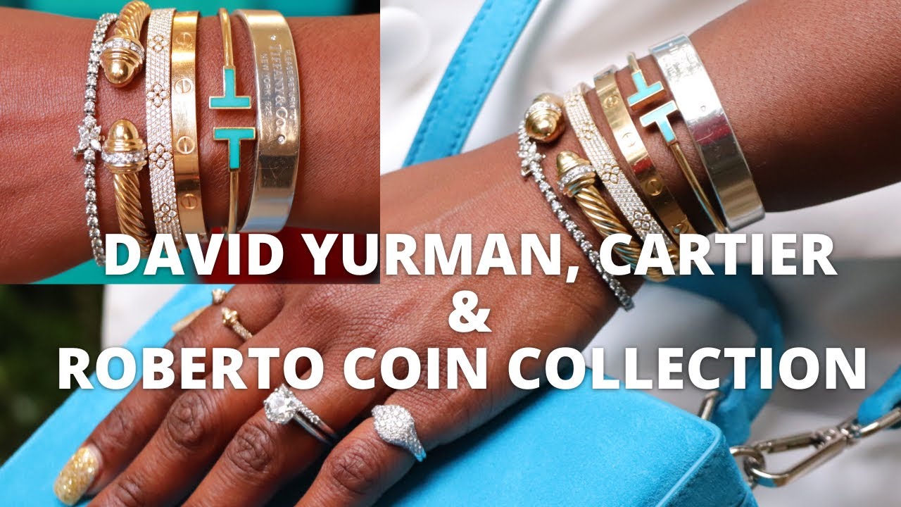 DAVID YURMAN, CARTIER & ROBERTO COIN КОЛЛЕКЦИЯ ЮВЕЛИРНЫХ УКРАШЕНИЙ