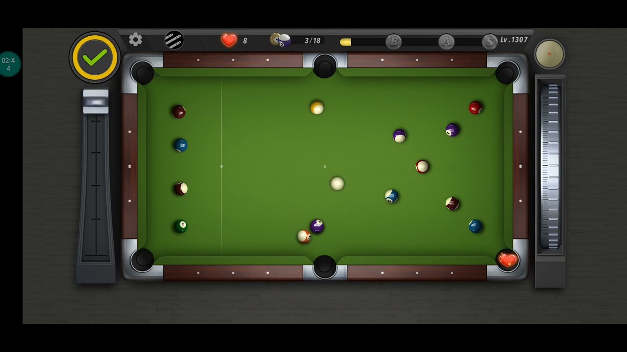 Level 1306 E 1307 : (Billiards City) Melhor ^Jogador^