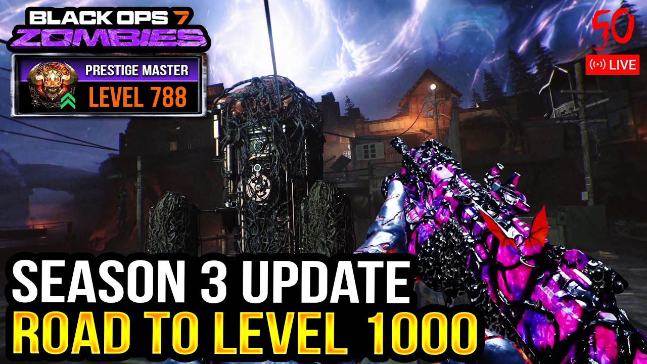 🔴 BO7 Zombies LIVE! ★ NEW SEASON 3 UPDATE! Testing Ashwood Glitches (After Patch)