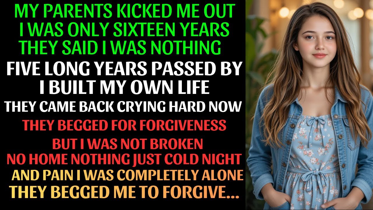 My Own Parents Kicked Me Out At 16 But When They Saw What I Became 5 Years Later They Begged Me...