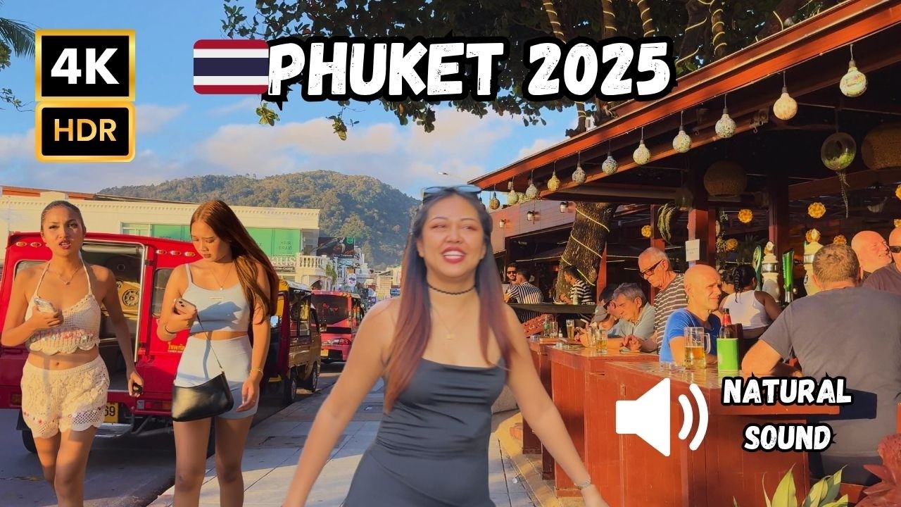 Walking Phuket, Thailand 🇹🇭 4K HDR: 15 BEST SPOTS TO VISIT