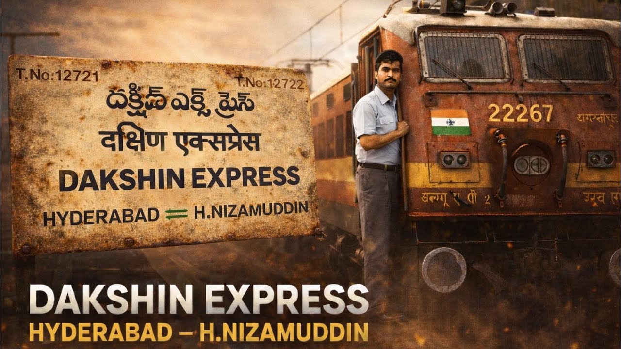 12721 DAKSIN EXPRESS | BHARAT IRON WHEEL | SCR Route Cinematic 4K | #railworks in 2025 | #train sim