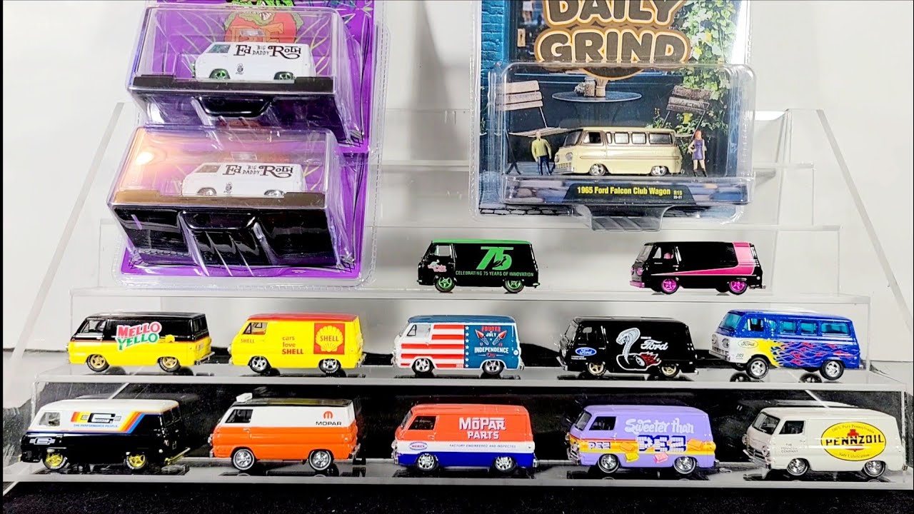 Another Large Haul of M2 Dodge & Ford Vans with Chases!