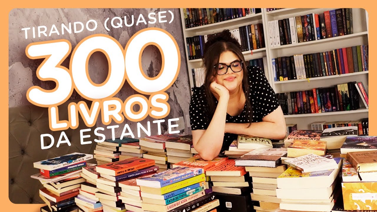 ✨ tirando quase 300 livros da estante! ✨ Kabook TV