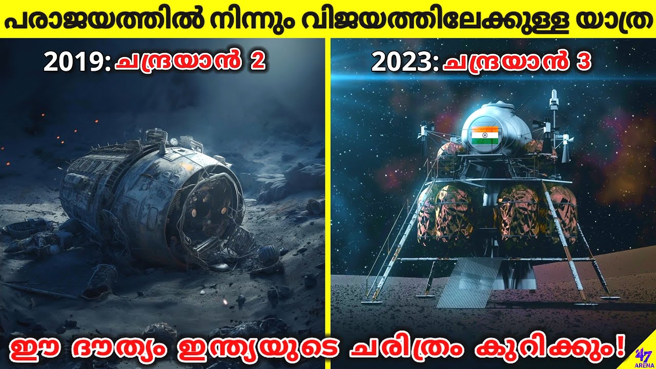 Chandrayaan 3: India's Journey To The Moon | ISRO Mission | Space Facts Malayalam | 47 ARENA
