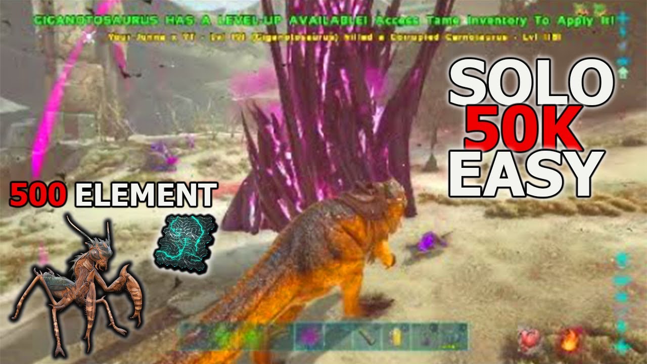 Ark Extinction Element Veins SOLO | 50k Element Vein Ark EASY