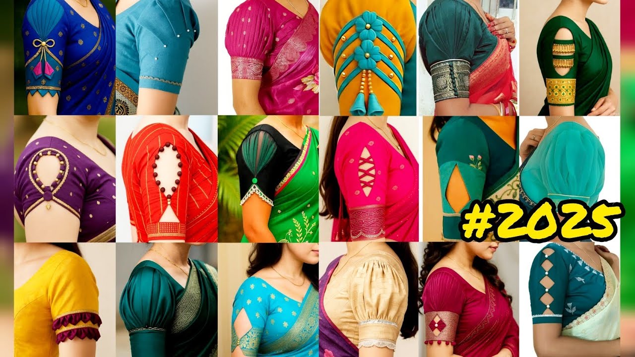 👉trending Blouse sleeves design/sleeves design/baju design/latest blouse sleeves design 2025