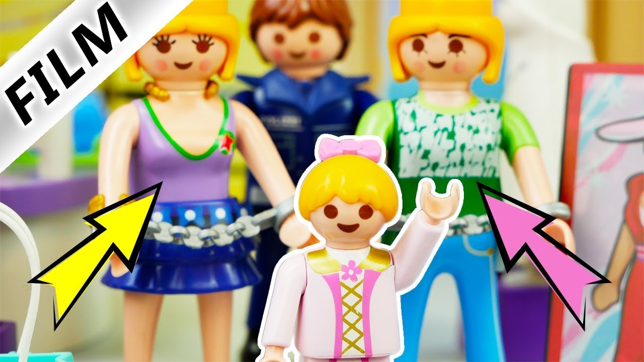 Playmobil Film deutsch HANNAH ENTLARVT DIEBISCHE ZWILLINGE im Schnösel Fashion Store Kinderserie