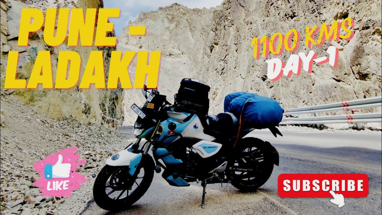 Pune to Ladakh | 1150 kms in One day on Fz 😱 | #ladakh