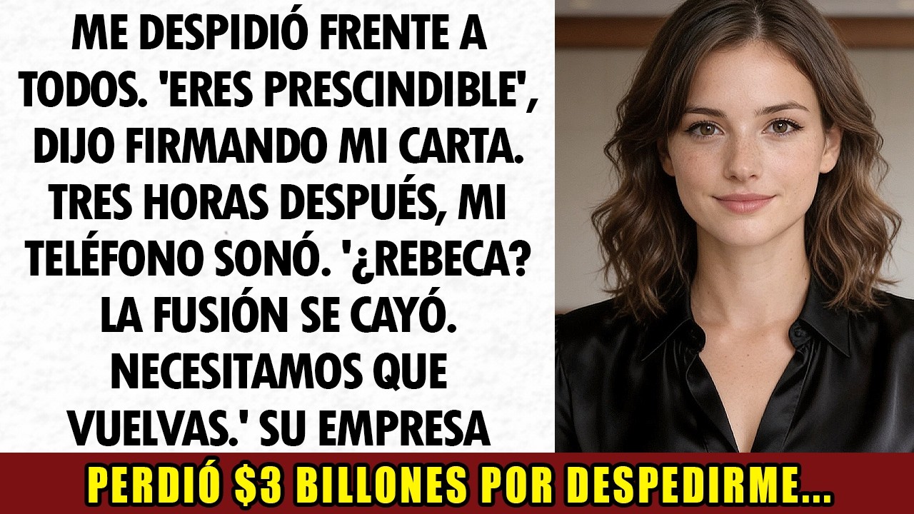 Ella Me Despidió y Arruinó una Fusión de $3B | Venganza Corporativa Expuesta 💼