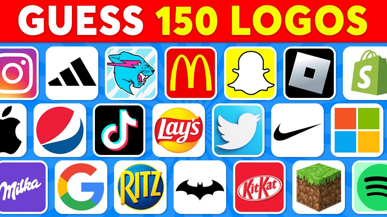 Guess the Logo in 3 Seconds | 150 Famous Logos 🍏🥇 Logo Quiz 2024