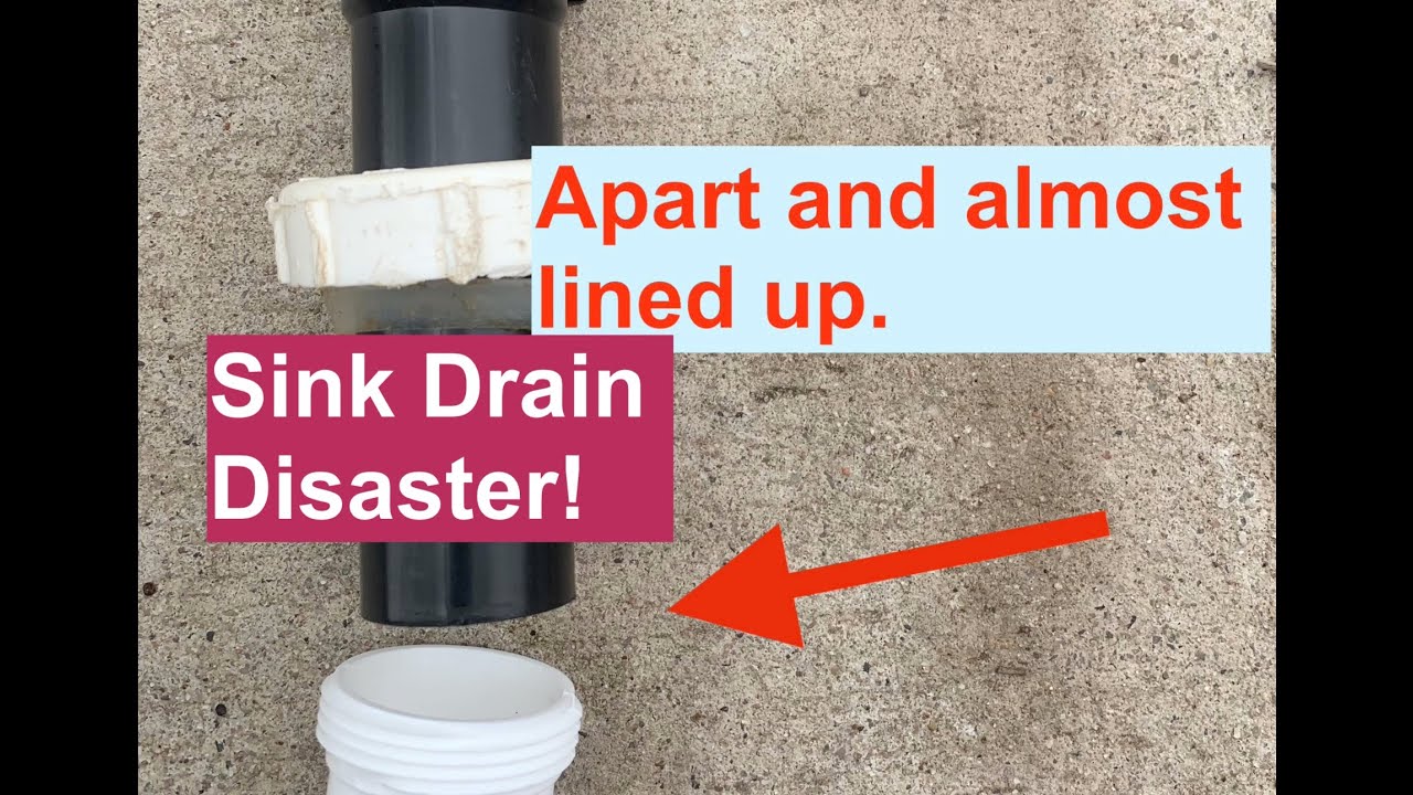 RV Sink Drain Pipe Leak and repair