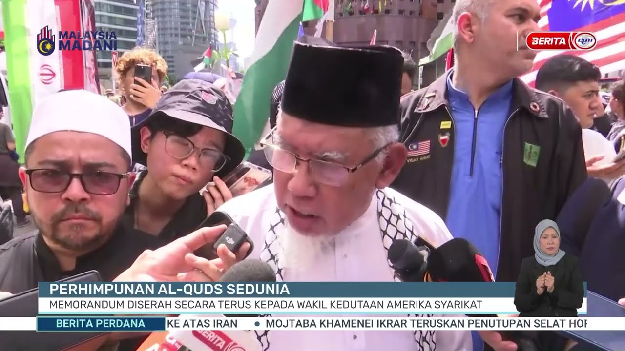 13 MAC 2026 -BP- PERHIMPUNAN AL-QUDS SEDUNIA: MEMORANDUM DISERAH SECARA TERUS KEPADA WAKIL KEDUTAAN
