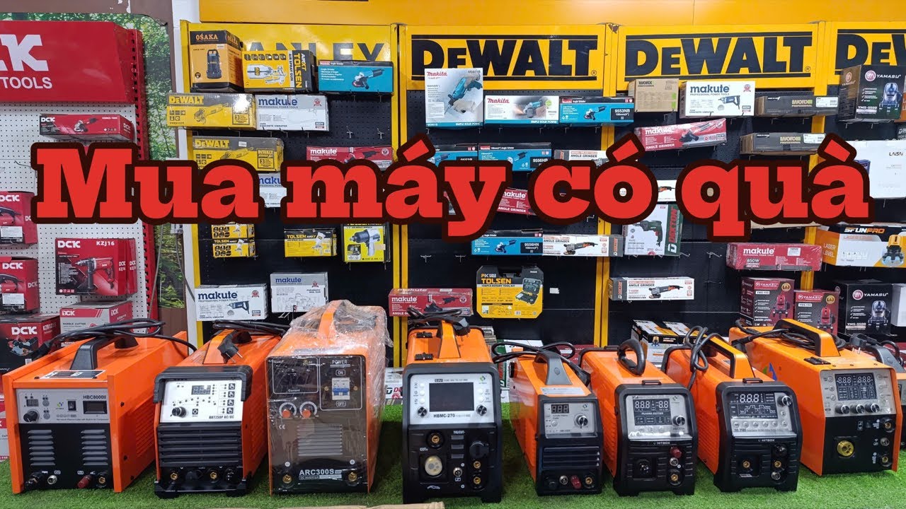 Mua máy có quà tại Điện máy EVI Thủ Đức #mayhan #mayxaydung #cokhi #livestream